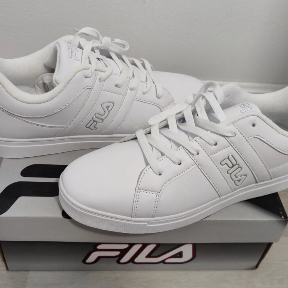 Fila Mens White Lifestyle Sneakers Shoes Size 11